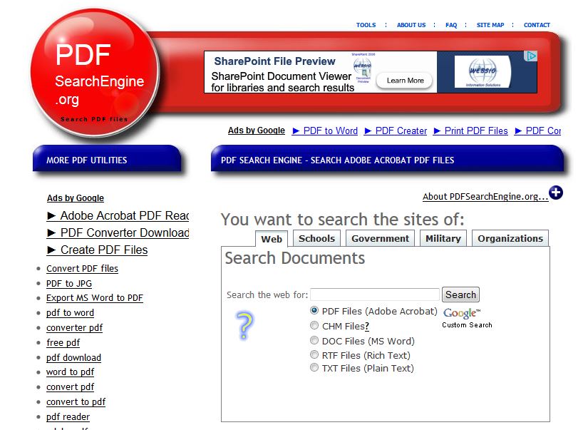 Pdf Search Engines S