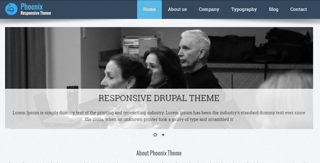 Plantilla Drupal Phoenix