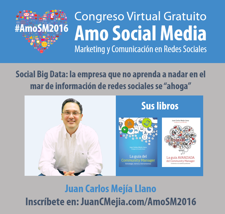 AmoSM2016 Conferencia Juan Carlos Mejía Llano Libros
