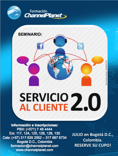 Promoción de evento Servicio al cliente 2.0