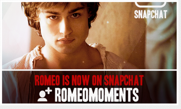 Romeo Moments Campaña de Snapchat