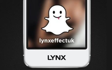 Campaña Snapchat de Lynx