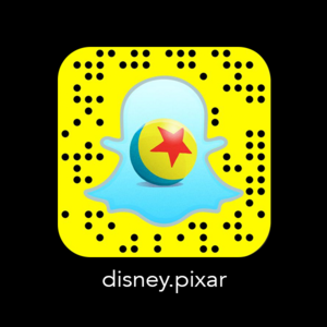 Disney.Pixar Código Snapchat