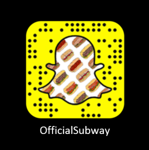 Subway Codigo Snapchat 