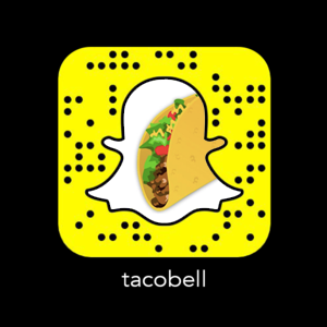 Taco Bell Código Snapchat