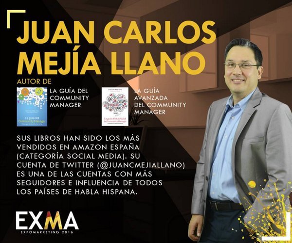 Juan Carlos Mejía Llano speaker ExpoMarketing 2016