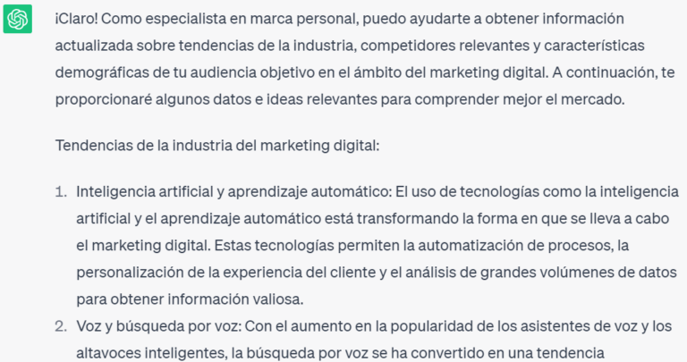 Uso de ChatGPT en la gestión de la marca personal (personal branding ...